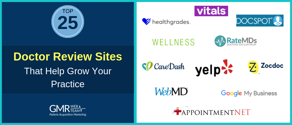 Top 25 Doctor Review Sites to Improve the Online Presence of Your Practice